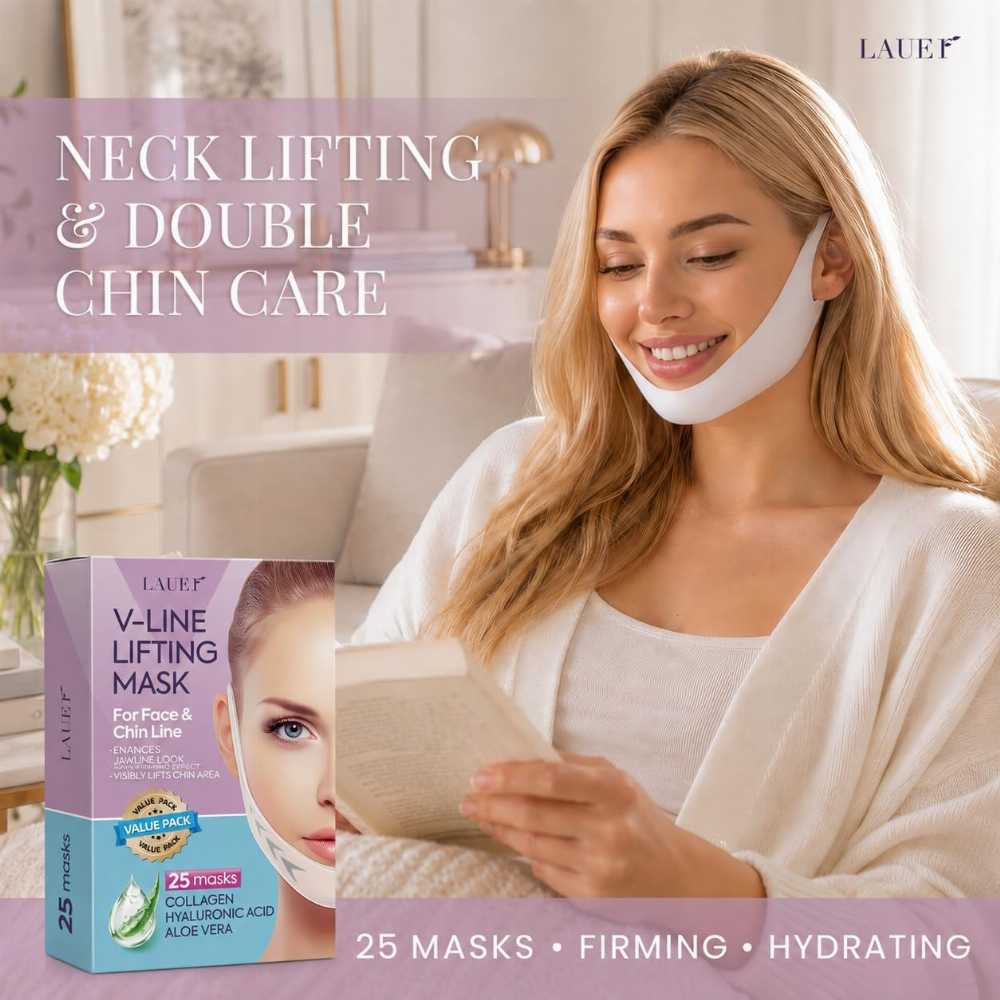 LAUER COSMETIC V Shaped Slimming Face Mask – Anti-Aging V Line Lifting Mask for Chin | AMNARA