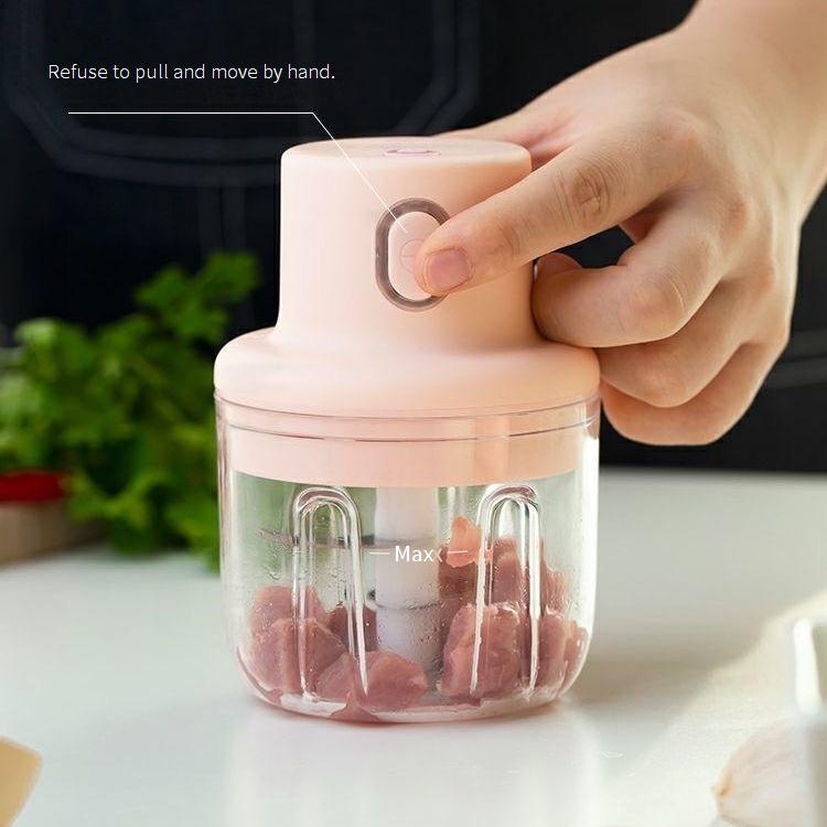 Compact Garlic Chopper – Stainless Steel Blade Manual Mincer | AMNARA