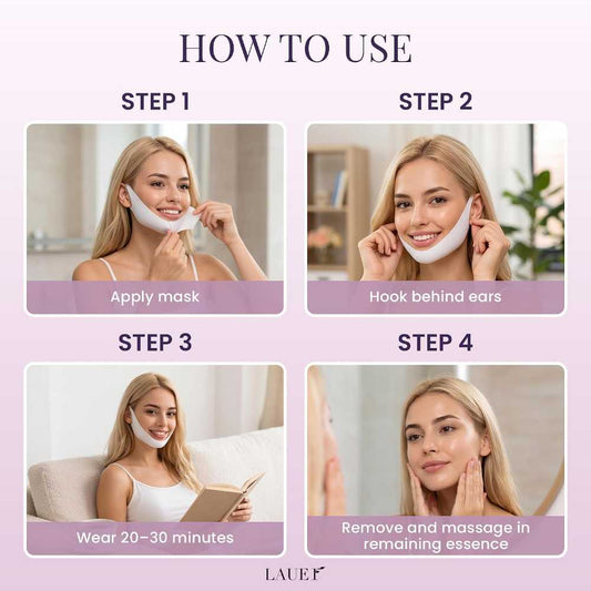 LAUER COSMETIC V Shaped Slimming Face Mask – Anti-Aging V Line Lifting Mask for Chin | AMNARA